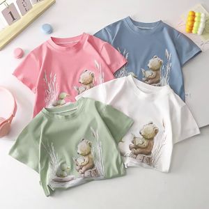 เสื้อยืดแขนสั้นเด็กผ้าฝ้าย100% เสื้อผ้าเด็กฤดูร้อนเสื้อยืดเด็กผู้ชายเสื้อฝ้าย100% เสื้อผ้าเด็ก