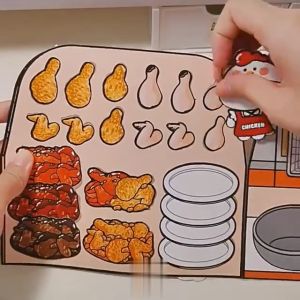 AI-M354 Mainan Motorik Busy Book Activity Kids / Mainan Edukasi Anak Quiet Book DIY No Cutting