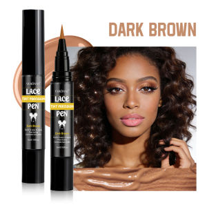 Lace Wig Tint Pen Natural Color Matching Smooth Application Portable Suitable for Lace Front Wigs Hairline Edge Makeup Tool