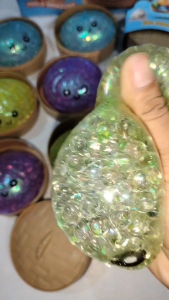 G&k New squishy siopao kisses and gliters dumpling random mystery color with smiley design