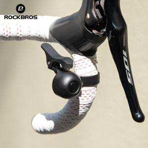 ROCKBROS Cycling Bell Road Bike Horn Waterproof Copper Alloy Bell Bicycle Drop Bent Handlebar Horn Crisp Warning Cycling Bells
