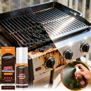 Grill Cleaner Spray for BBQ Oven Stove Grease Remover Heavy Duty Degreaser Baked On Grease Burnt On Food Outdoor Indoor 100ml