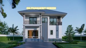 แบบบ้านปั้นหยา 2 ชั้น