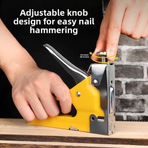 DELI | Súng Bấm Ghim Tay Dùng cho Gỗ và Nhà U-Shape Martin Gun