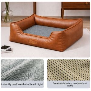 New Pet | Waterproof Non-stick Pet Bed Small Dogs 4 Seasons Removable