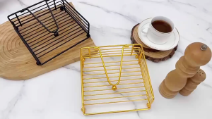 Hotel Tissue Holder Nordic Creative Napkin Stand Square Tissue Holder for Farmhouse Hotel Party