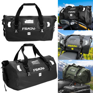 66L 40L Motorcycle Waterproof Tail Bags Back Seat Bags Cycling Camping Travel Bag Motorbike Scooter Sport Luggage Pack