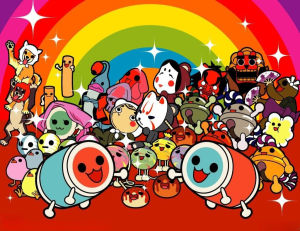 Bandai | Game Characters T-Taiko no T-Tatsujin Oil Painting By Numbers Modern Wall Decor for Living Room Bedroom Home Decor Gift No Frame