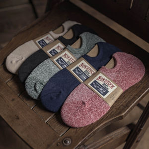 Tất Thuyền Cotton Dày Thoáng Khí Thấm Hút Mồ Hôi Cho Nam Tất Ngắn Cổ Điển Mùa Hè Thường Ngày Tất Thuyền Cotton Nguyên Chất