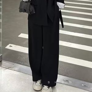 Blazer for woman Suit Jacket Trendy Korean Version New Style Loose Casual Top Pants Business Attire Womens Two Piece Set (Blazer & Pants) Office Formal Business Suit