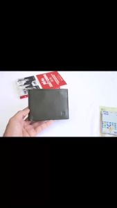 Ví nam 100% da bò cao cấp siêu mềm màu xanh