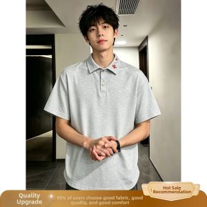 OUMULONG | Embroidered Chinese Style Summer Men T-Shirt