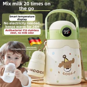 KUWUBIANJING | Smart Temperature Display Baby Feeding Thermal Flask
