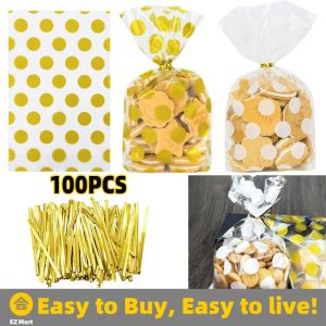 Fast Shipping: 100Pcs Food Packaging Plastic White Dots Stripes Biscuit Bread Cookie Candies Pastry Bag Gift Bag ZJJ-Candy-Gift-Bag\\n\\n What Are Plastic White Dots Stripes Packaging Bags?\\nPlastic white dots stripes packaging bags are food-grade plastic bags designed specifically for packaging snacks such as biscuits, bread, cookies, candies, and pastries. These bags come in various sizes and are perfect for protecting your treats during storage and transportation. The unique design featuring white dots and stripes adds a touch of elegance and sophistication to any gift.\\n\\n How Do They Protect Your Snacks?\\nThese plastic packaging bags offer several benefits for your snacks:\\n\\n- **Moisture Barrier**: The plastic material effectively prevents moisture from seeping into the bags, keeping your snacks fresh and crisp.\\n\\n- **Odor Barrier**: The bags prevent odors from affecting the taste of your snacks, ensuring they maintain their original flavor.\\n\\n- **Dust Protection**: By sealing your snacks inside these bags, you prevent dust and debris from contaminating them.\\n\\n- **Portion Control**: These bags help you portion out your snacks for easy consumption and sharing.\\n\\n How to Choose the Right Size for Your Snacks?\\nChoosing the right size of plastic white dots stripes packaging bags depends on the type and quantity of snacks you want to package. Here are some tips to help you make the right choice:\\n\\n- **Measure Your Snacks**: Determine the dimensions of your snacks and choose bags that can comfortably accommodate them without leaving too much empty space.\\n\\n- **Consider the Quantity**: Decide how many snacks you want to package at once. This will help you determine the appropriate bag size.\\n\\n- **Think About Storage**: Consider how you plan to store your packaged snacks. Smaller bags may be more convenient for storing in small spaces, while larger bags may be better suited for storing larger quantities.\\n\\n How to Use These Packaging Bags for Your Biscuits, Bread, Cookies, and Candies?\\nUsing these plastic white dots stripes packaging bags is simple and straightforward. Follow these steps to ensure your snacks are properly sealed and stored:\\n\\n How to Seal Your Snacks Properly\\n\\n1. Place your snacks inside the bag, leaving enough space at the top for sealing.\\n\\n2. Press out any excess air from the bag to minimize the risk of moisture and odor contamination.\\n\\n3. Seal the bag by folding over the top and securing it with a clip or tie.\\n\\n How to Store Your Sealed Snacks\\n\\n- **Temperature Control**: Store your sealed snacks in a cool, dry place away from direct sunlight and heat sources.\\n\\n- **Proper Placement**: Arrange your bags neatly in storage containers or shelves to maximize space and prevent damage.\\n\\n- **Labeling**: Label your bags with the contents and date of packaging for easy identification and tracking.\\n\\n Why Choose Our 100Pcs Food Packaging Plastic White Dots Stripes Biscuit Bread Cookie Candies Pastry Bag Gift Bag?\\nOur 100Pcs food packaging plastic white dots stripes biscuit bread cookie candies pastry bag gift bag offers several advantages over other similar products in the market:\\n\\n What Makes Us Stand Out in the Market?\\n\\n- **High-Quality Material**: Our bags are made from durable, food-grade plastic that ensures safety and reliability.\\n\\n- **Attractive Design**: The white dots and stripes design adds a touch of elegance and sophistication to any gift.\\n\\n- **Affordable Pricing**: Our product offers excellent value for money, making it an attractive option for both individuals and businesses.\\n\\n- **Fast Shipping**: We provide fast shipping to ensure you receive your order quickly and efficiently.\\n\\n What Are the Benefits of Choosing Our Product?\\n\\n- **Convenience**: With 100pcs in a single package, you'll have plenty of bags to meet your packaging needs.\\n\\n- **Durability**: Our bags are designed to withstand the rigors of storage and transportation, ensuring your snacks remain fresh and protected.\\n\\n- **Versatility**: These bags are suitable for packaging a wide variety of snacks, making them a versatile addition to any kitchen or business.\\n\\nIn conclusion, our 100Pcs food packaging plastic white dots stripes biscuit bread cookie candies pastry bag gift bag is the perfect solution for anyone looking to protect and package their snacks with style and convenience. Order now and experience the benefits of our high-quality product!\"