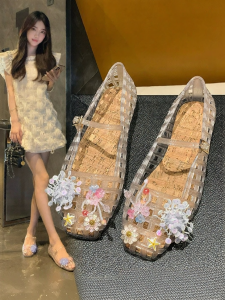 ST&SAT | Soft Soled Breathable Fairy Style Summer Slip-On Sandals for Women