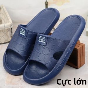 Dép Đế Dày Mùa Hè Cho Nam Cỡ Lớn EVA Chống Trượt Chống Thấm Nước Đế Dày 45 46 47 48 Dép Thường Ngày Cho Nam