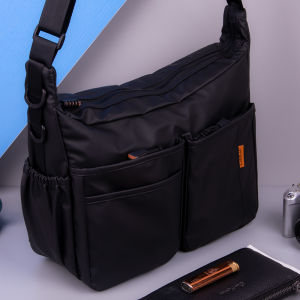 กระเป๋าสะพายข้างแบบสะพายข้างสำหรับผู้ชาย กระเป๋าเป้สะพายหลังแบบลำลองสำหรับเดินทางความจุขนาดใหญ่ กระเป๋าถือสำหรับเดินทางแบบสะพายข้างแบบลำลองสำหรับเด็กและเยาวชน