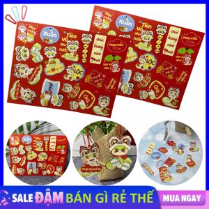 Liễng Dây Treo Decor Tết Hoạt Hình Dễ Thương - Set Phụ Kiện Tết Treo Cây Mai Đào Trang Trí Nhà Cửa May Mắn - Dây Khánh Liễng Treo Hottrend