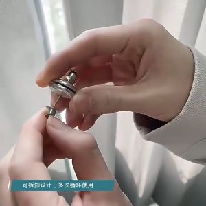 Magnetic Curtain Binder Button Nail Double Sided Magnetic with Strong Magnets Curtain Magnets Clips