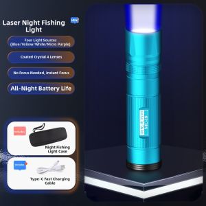 JIADIAONI | High Power Quad Light Source Portable Night Fishing Lamp