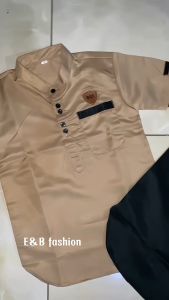 PAKAIAN MUSLIM/BAJU KOKO KURTA ANAK LAKI LAKI LENGAN PENDEK MATERIAL TOYOBA HIGH QUALITY 2024//REKOMENDASI