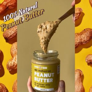 100% Pure Healthy Peanut Butter - Crunchy & Smooth Pack (No Sugar No Salt No Oil High Protein) (220g | 350g)