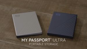 Western Digital HDD USB-C 4 TB External Harddisk USB-C 4 TB  ฮาร์ดดิสก์แบบพกพา รุ่น MY PASSPORT ULTRA USB-C  ขนาด 2.5