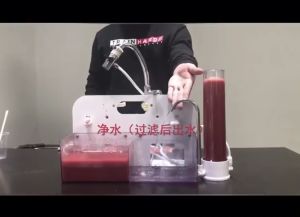 เครื่องกรองน้ำใช้ติดหัวก๊อก ไส้กรองเซรามิค กรองได้2ระดับ กรองน้ำประปาดื่มได้ PP กรองน้ำ 5mm ทำความสะอาดได้