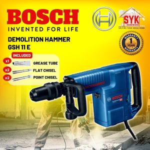 SYK Bosch GSH11E Professional Heavy Duty Demolition Hammer Electric Concrete Breaker Hacker - 0611316706