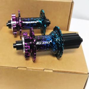 Moay-ơ Xe Đạp RUJIXU 120 Click MTB 32 Lỗ Phanh Đĩa Trước Sau 7-12 Tốc Độ Khóa Nhanh 6 Chấu Hợp Kim Nhôm