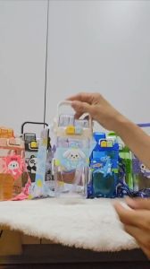 BÌNH NƯỚC NHỰA MINKBABY 520ml CÓ QUAI XÁCH DÂY ĐEO CHO BÉ