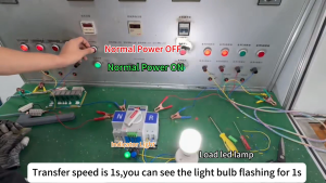 MCB Type Dual Power Automatic Transfer Switch 2P 63A ATS Micro Circuit Breaker Electrical Switch