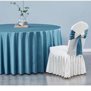 Hotel Specific Chair Cover Restaurant Banquet Bow Chair Cover Restaurant Chair Cover High-end Satin Fabric