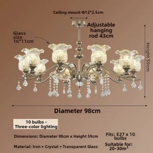 OUCHAO | French Luxury Crystal Chandelier