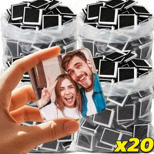 5/20 Bộ rõ ràng photoes chủ sở hữu Acrylic tủ lạnh hiển thị khung văn phòng DIY chèn lưu trữ tranh ảnh chủ