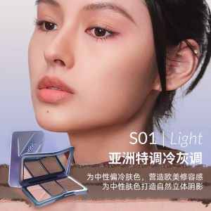 KALEIDOS Symphonic Repair Highlight Trio Blusher Matte Nose Shadow Cheek Repair Makeup Palette