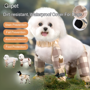 Outdoor Dog Leg Cover Dog Outdoor Dustproof Pants Dustproof and Waterproof  with Leg Cover for Small Dogs Walking The Dog Clothe