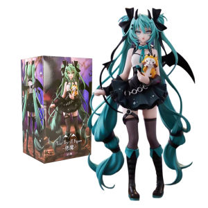 Bandai | Hot Anime Hatsune Miku Figurine Sitting Posture And Standing Posture Series Cute Action Model Pvc Toys Collection Gifts In Stock
