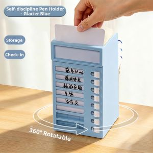 deli | Self-discipline Large Capacity Pen Holder