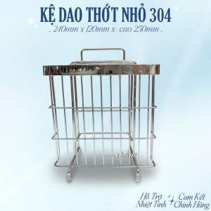 KỆ TREO DAO THỚT SIZE NHỎ INOX 304