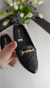 Sepatu Selop Wanita Dewasa Bahan Motif Terbaru/Sepatu slip-on Wanita Dewasa