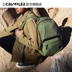 Crumpler Advanced Backpack Waterproof Computer Double Shoulder Bag Commuter Fashion Trend University Student Campus Style