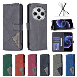 Wallet Capped Prism With Card Slot Kickstand Magnetic Flip Artificial Leather Case For Xiaomi Redmi 17C Shockproof Cover