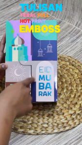 (5 PCS) Kotak Hampers Toples Segi Panjang Isi 3 Toples Box Kue Kering Lebaran