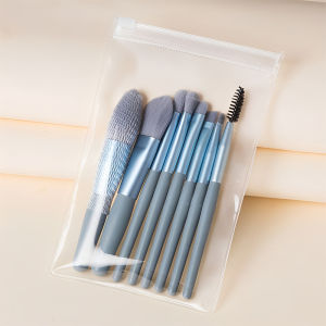 8Pcs Makeup Brush Set Makeup Concealer Brush Blush Loose Powder Brush Eye Shadow Highlighter Foundation Brush Beauty Tools+~
