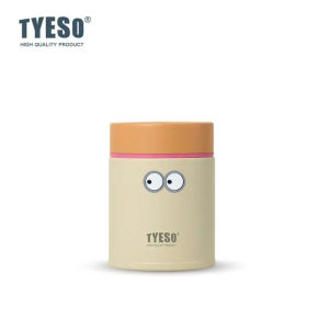 TYESO | Tyeso Portable Breakfast Cup With Eye Stainless Steel Thermal Insulated Food Jar Lunch Box Office Meals Vacuum Flasks Drinkware