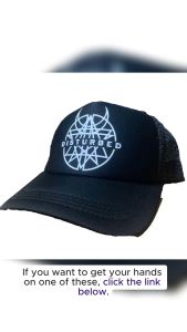 DISTURBED BAND TRUCKER/NET OUTDOOR SPORTS CAP