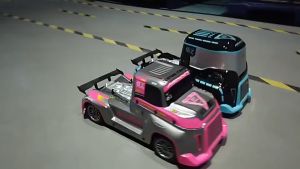 Xe Điều Khiển Từ Xa 2.4G - Xe Ô Tô Tải Điều Khiển Từ Xa Tốc Độ Cao 1/10 AIDBIUS Racing Truck - Mã O10 [Ship hoả tốc HCM]