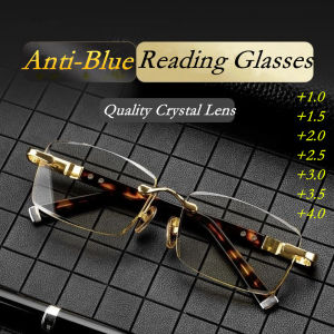 ORTS Reading Glasses Crystal Stone Eyewear Selected Mens Natural Original Stone Cool and Moist Eyeglasses