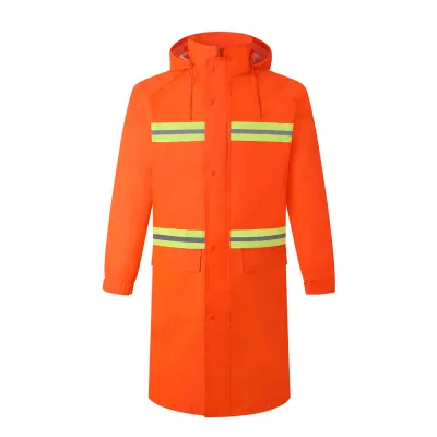 LIKAI | Reflective Double-Layer Thickened Raincoat for Security Property Labor Protection Fishing and Cycling